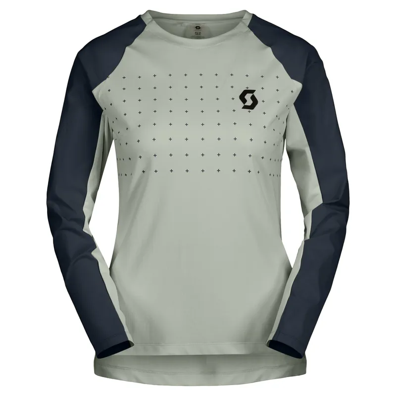 Originální SCOTT Tee W‘s Trail Vertic Pro LS (Šedá) - Dámské cyklistické triko Endorphin Republic