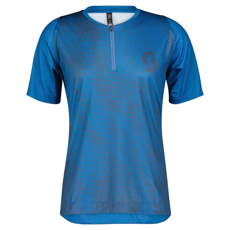Expresní Doručení Scott Trail Vertic Zip SS (Modrá) - Pánský cyklistický dres Endorphin Republic