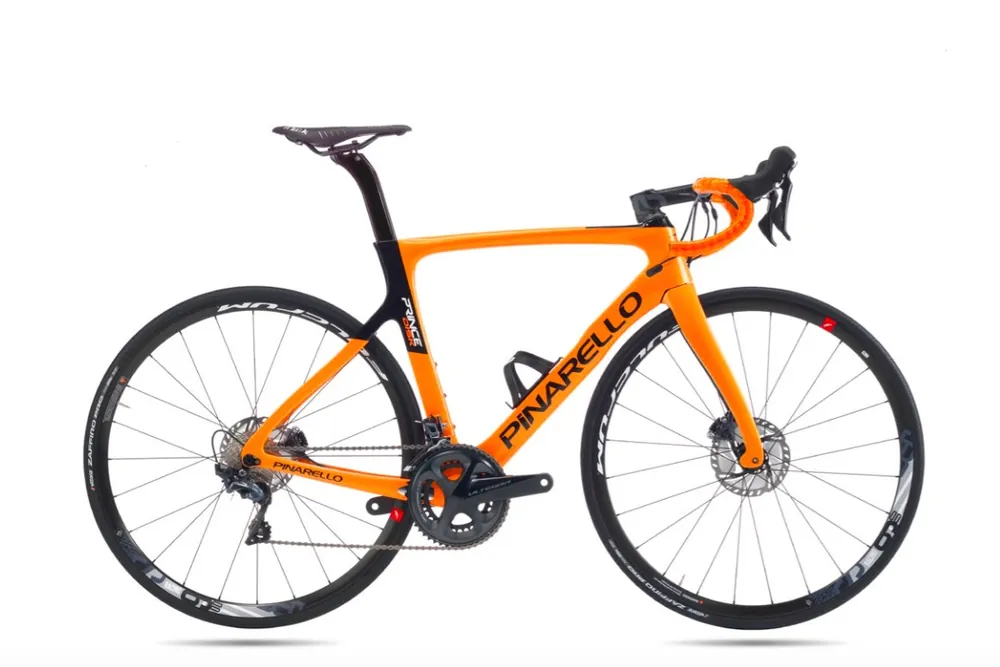 SILNIČNÍ KOLO PINARELLO PRINCE DISK ULTEGRA FULCRUM RACING 400 C17 (Oranžová) Endorphin Republic Pouze Dnes