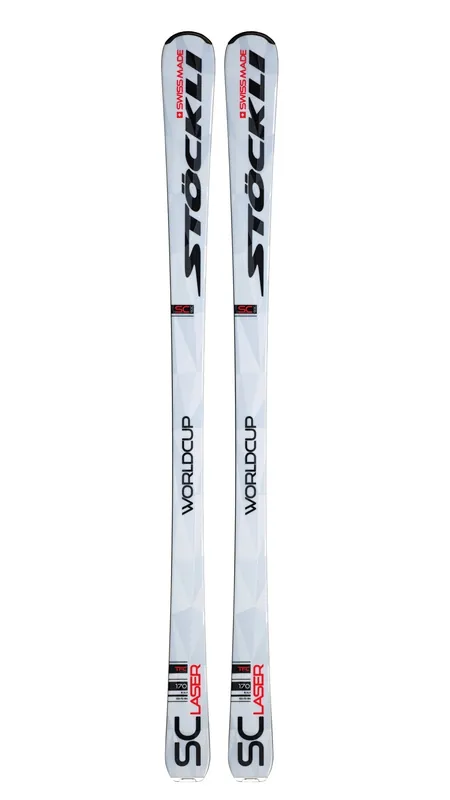 Vysoce Kvalitní Sjezdové lyže Stöckli Laser SC s vázáním Salomon N SP12 Ti red S75 (Bílá) Endorphin Republic