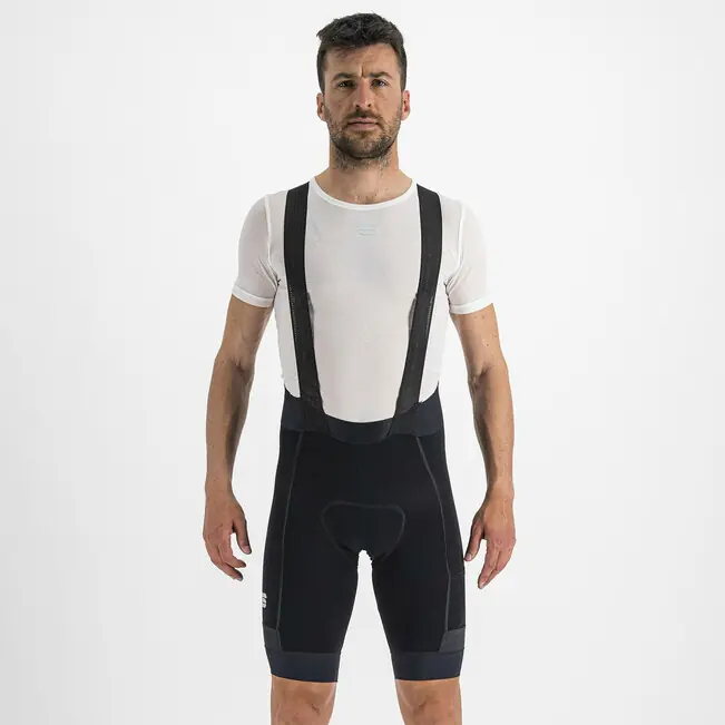 Výhodná Nabídka SPORTFUL Supergiara (Černá) - Pánské cyklistické šortky s kšandami Endorphin Republic