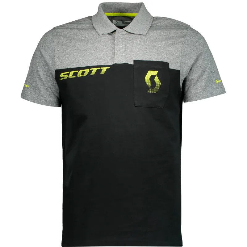Finální Výprodej Scott Polo shirt CO Factory Team (Černá) - Sportovní tričko s límečkem Endorphin Republic