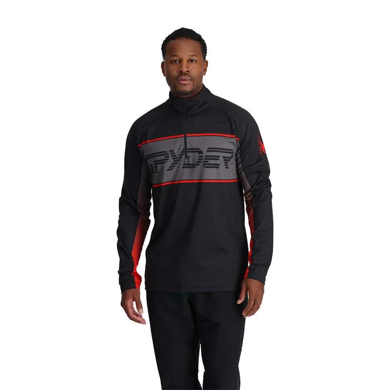 Autentický Spyder M PARAMOUNT 1/2 ZIP (Černá) - Pánský rolák Endorphin Republic
