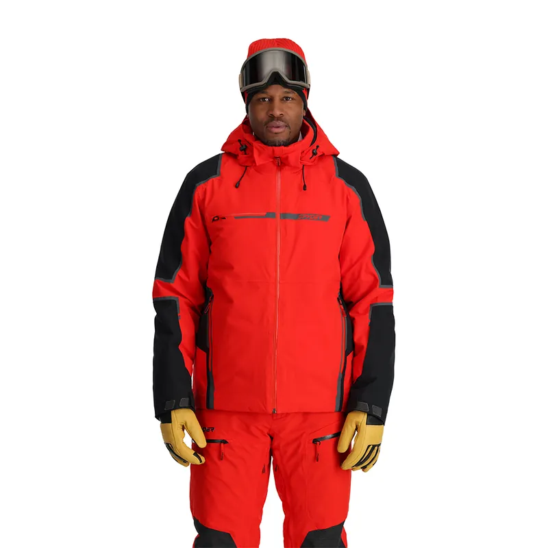 Spyder M TITAN JACKET (Purpurová) - Pánská lyžařská bunda Endorphin Republic Sezónní Sleva
