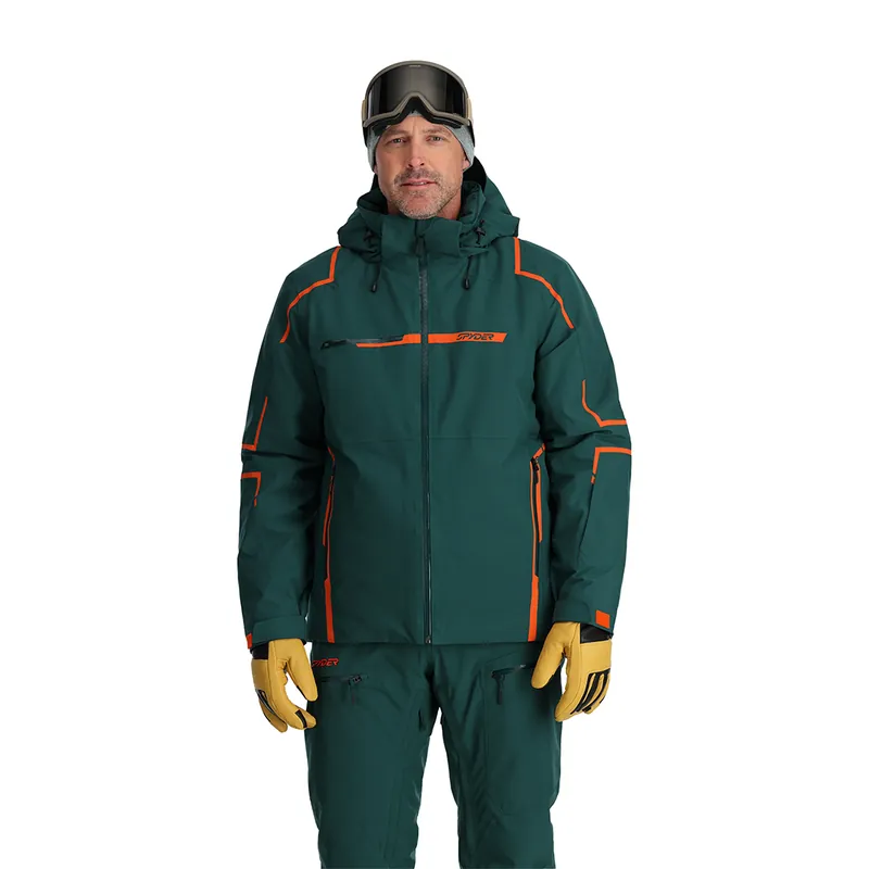 Speciální Cena Spyder M TITAN JACKET (Zelená) - Pánská lyžařská bunda Endorphin Republic