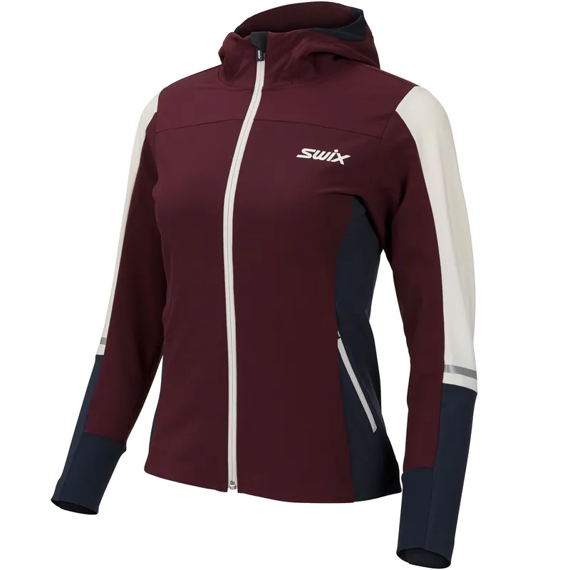 Swix Evolution softshield (Fialová) - Dámská běžkařská bunda Endorphin Republic Super Cena