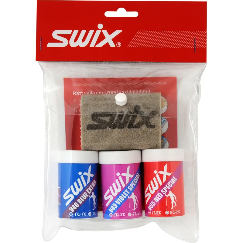 Swix sada vosků (V40, V55, T10) - Sada vosků Swix (V40,V45,V55,T10) Endorphin Republic Sezónní Sleva