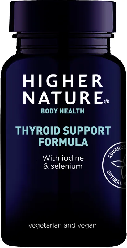 Pouze Dnes HIGHER NATURE Thyroid Support Formula - Vitamínové kapsle pro normální funkci štítné žlázy Endorphin Republic