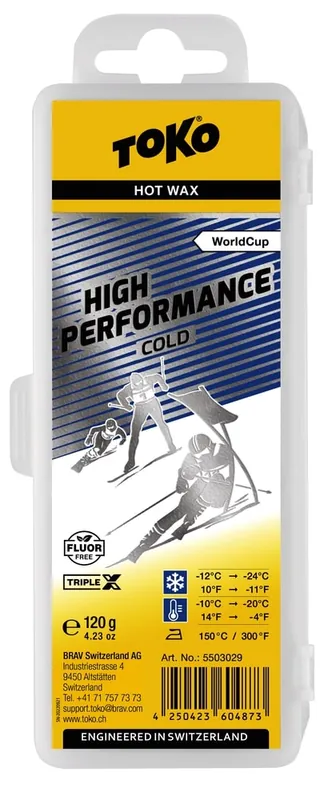Cenový Hit TOKO TripleX High Performance cold 40g - Vosk na lyže Endorphin Republic