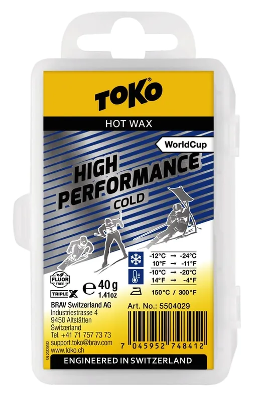 Akční Cena TOKO TripleX High Performance cold 40g - Vosk na lyže Endorphin Republic