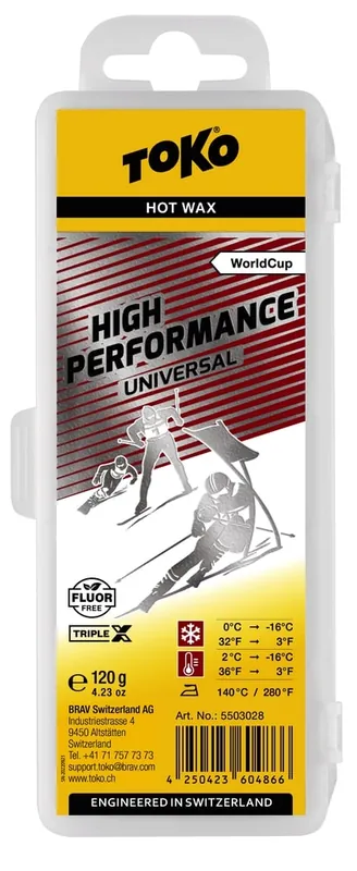TOKO TripleX High Performance universal 120 g - Vosk na lyže Endorphin Republic Sezónní Sleva
