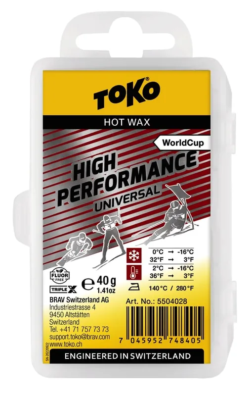 TOKO TripleX High Performance universal 40g - Vosk na lyže Endorphin Republic Originální