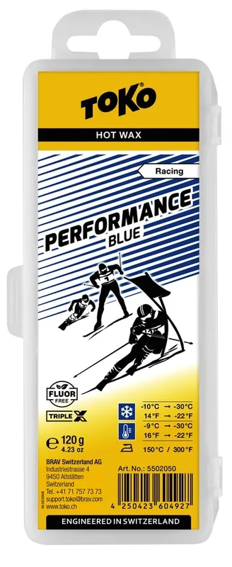 Aktuální TOKO TripleX Performance blue 120 g - Vosk na lyže Endorphin Republic