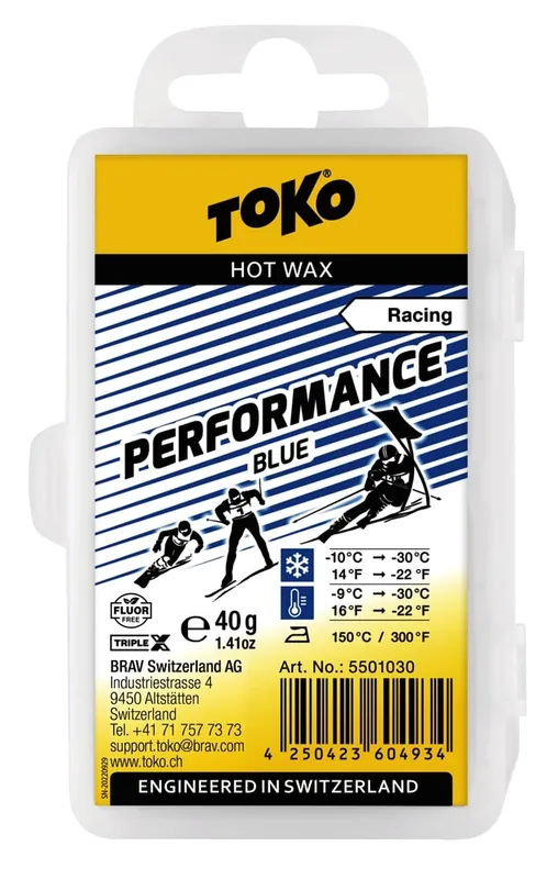 Speciální Cena TOKO TripleX Performance blue 40 g - Vosk na lyže Endorphin Republic