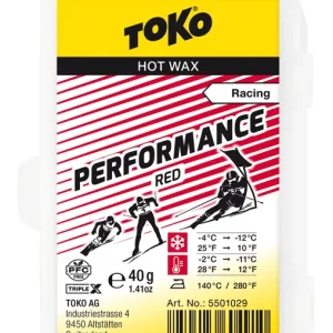 TOKO TripleX Performance red 40 g - Vosk na lyže Endorphin Republic Ověřený