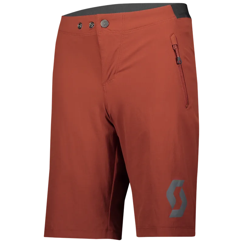 Nová Kolekce Scott Trail 10 ls/fit w/pad (Červená) - Dětské cyklistické šortky Endorphin Republic