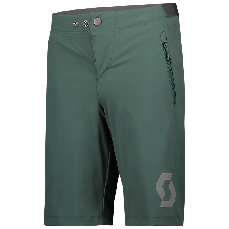 Scott Trail 10 ls/fit w/pad (Zelená) - Dětské cyklistické šortky Endorphin Republic Levný