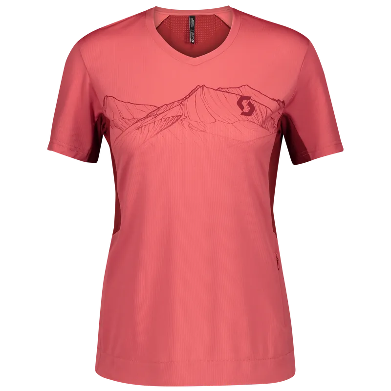 SCOTT Trail Flow Pro (Červená) - Dámský cyklistický dres Endorphin Republic Nejlepší Cena