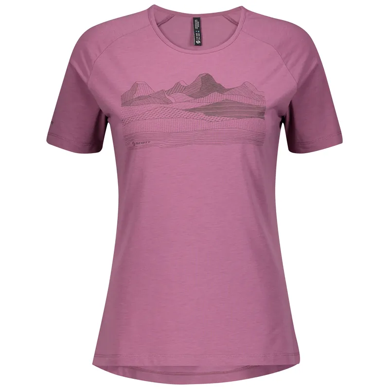 Originální SCOTT Trail MTN DRI graphic (Purpurová) - Dámské triko Endorphin Republic