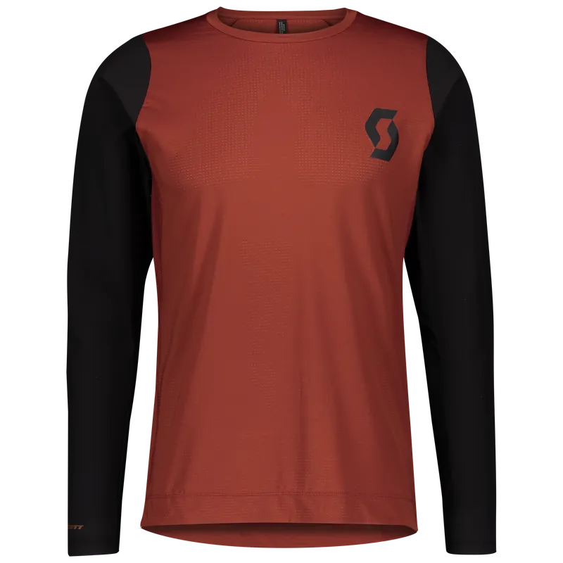 Scott Trail Progressive l/sl (Červená) - Pánský cyklistický dres Endorphin Republic Cenová Bomba