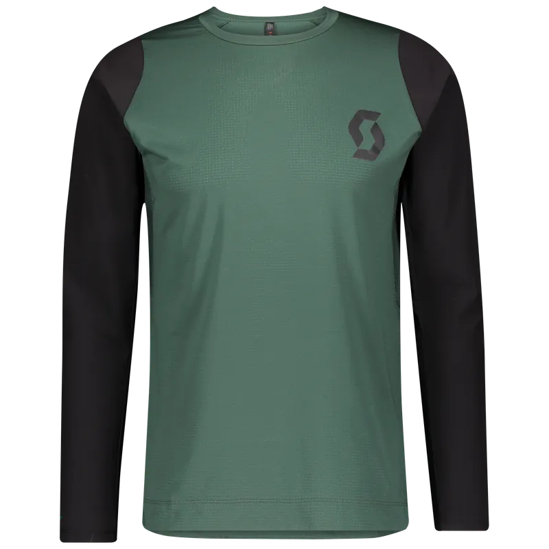 Akční Cena Scott Trail Progressive l/sl (Zelená) - Pánský cyklistický dres Endorphin Republic