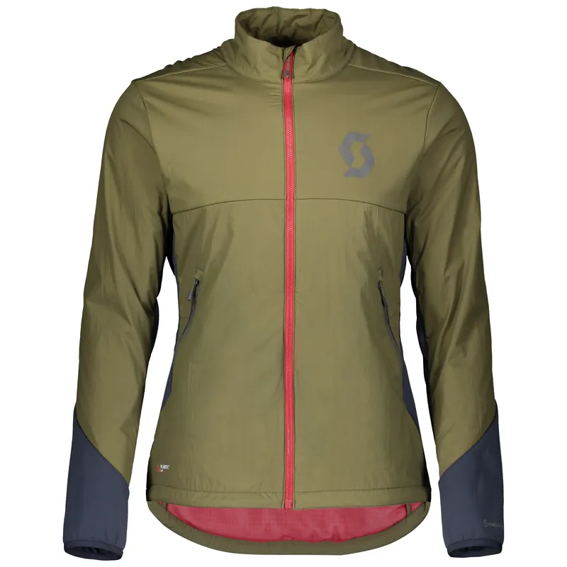 Omezená Nabídka SCOTT Trail Storm Alpha (Olivová) - Pánská cyklistická bunda Endorphin Republic