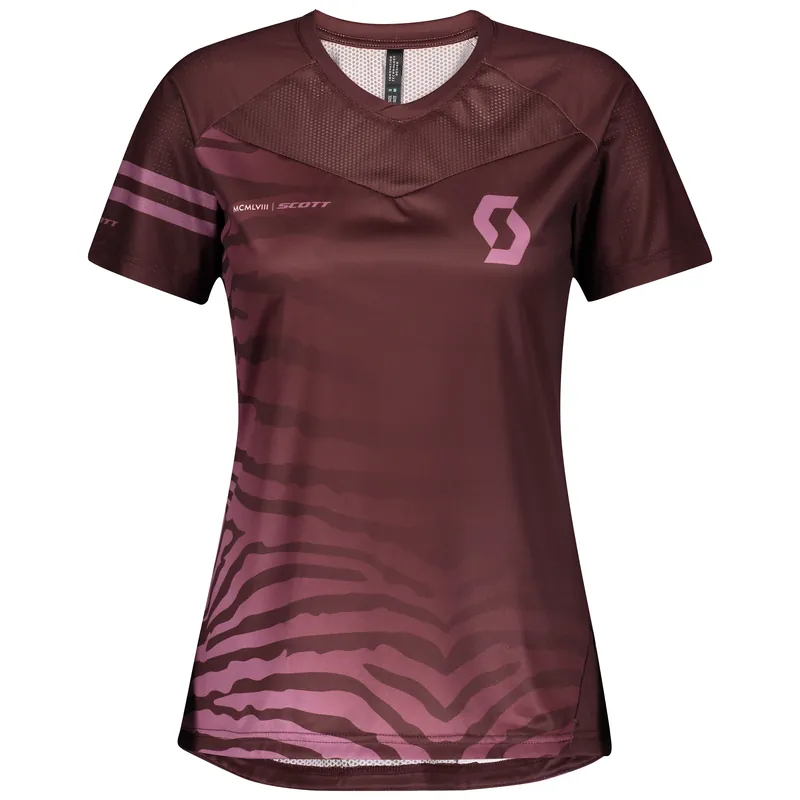 SCOTT Trail Vertic Pro (Tmavě červená) - Dámský cyklistický dres Endorphin Republic Autentický