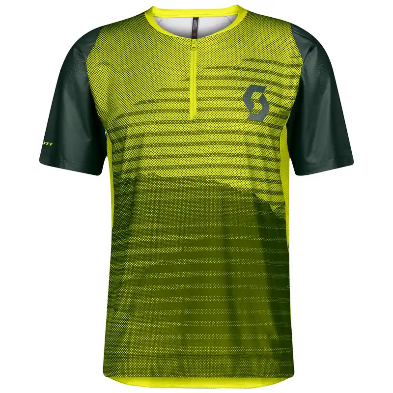 Nejlepší Cena SCOTT Trail Vertic Zip (Zelená) - Pánský cyklistický dres Endorphin Republic