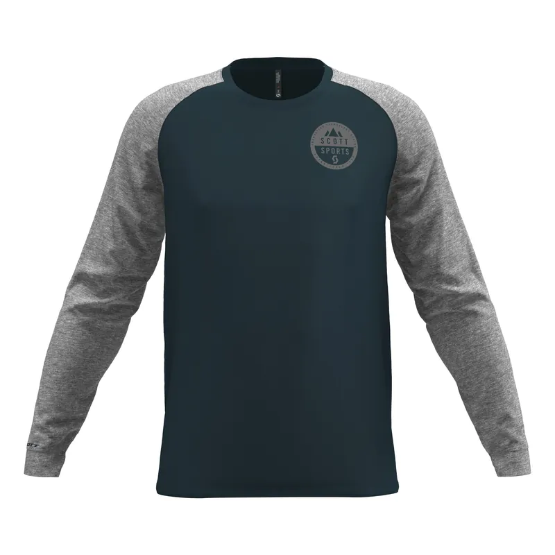 Originální Triko SCOTT 10 Casual Raglan dl. rukáv (Modrá) Endorphin Republic