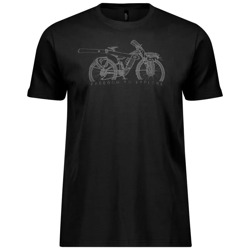 Triko SCOTT 10 Casual Winter kr. rukáv (Černá) Endorphin Republic Cenově Výhodný