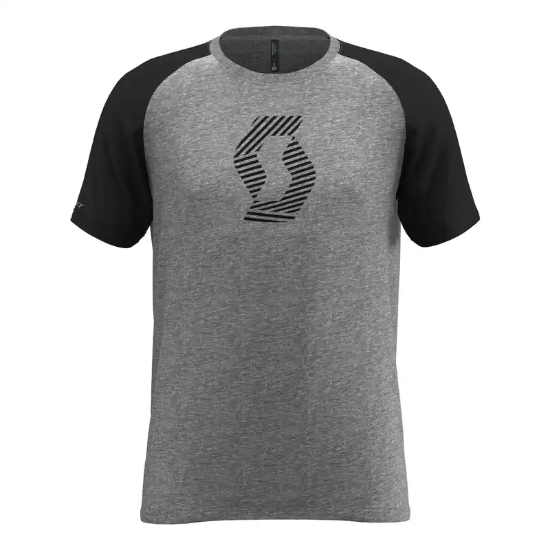 Rychlé Dodání Scott Tee 10 Icon Raglan (Šedá) - Triko s krátkým rukávem Endorphin Republic