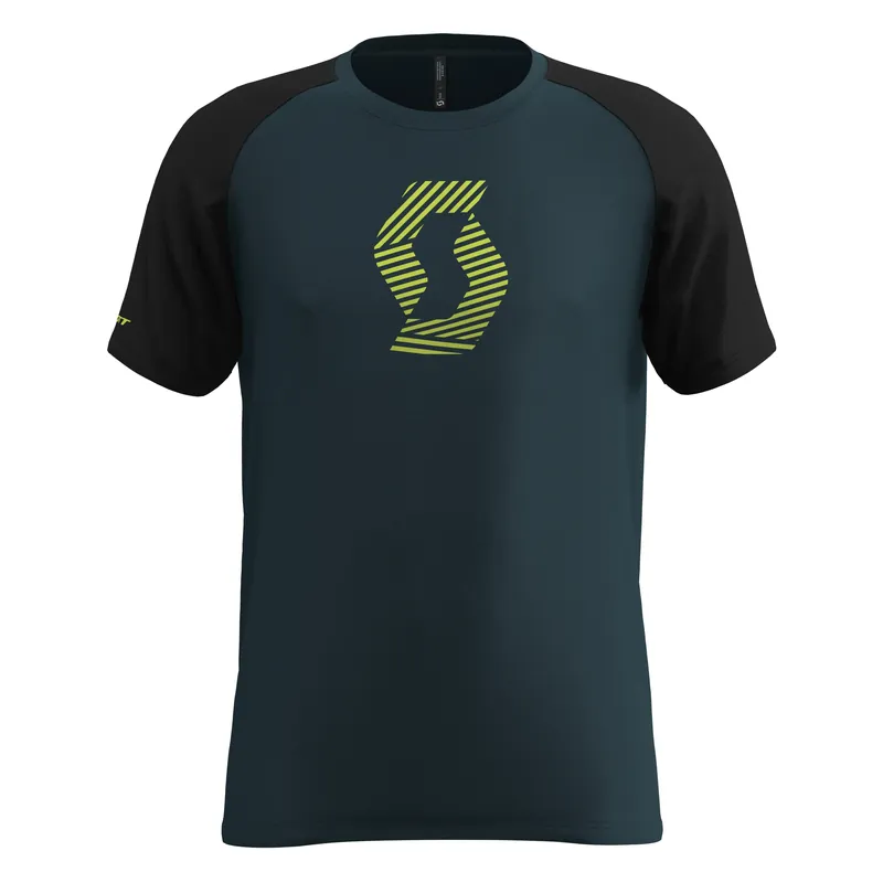Výprodej Scott Tee 10 Icon Raglan (Modrá) - Triko s krátkým rukávem Endorphin Republic