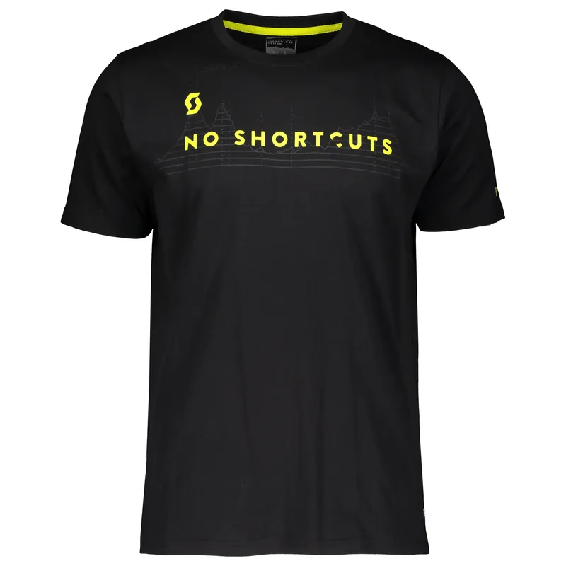 Scott Tee 10 No Shortcuts (Černá) - Triko s krátkým rukávem Endorphin Republic Cenový Hit