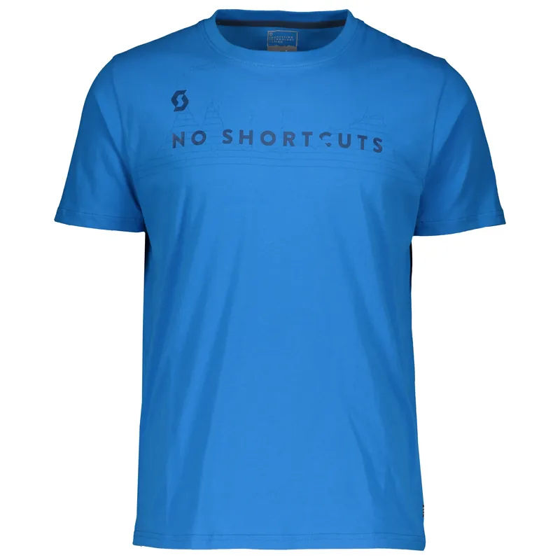 Must-Have Scott Tee 10 No Shortcuts (Modrá) - Triko s krátkým rukávem Endorphin Republic