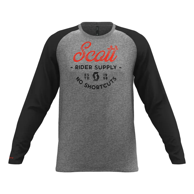 Zlevněný Scott Tee 20 Casual Raglan (Šedá) - Triko s krátkým rukávem Endorphin Republic