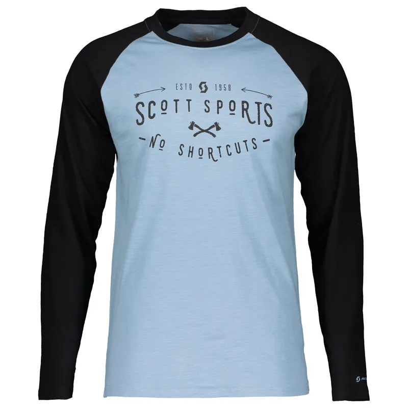 Scott Tee 20 Casual Raglan Slub (Modrá) - Triko s dlouhým rukávem Endorphin Republic Aktuální