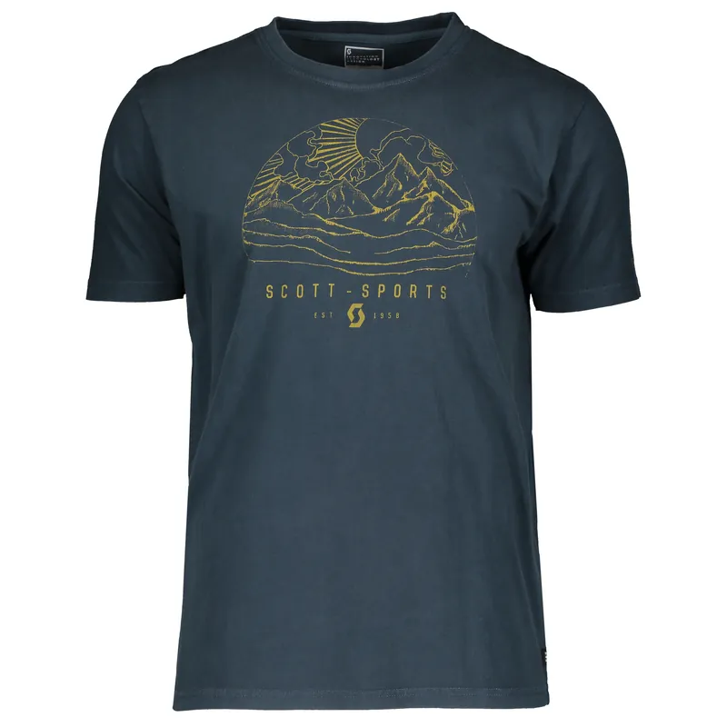 Poslední Šance Scott Tee 20 Graphic Dye (Tmavě modrá) - Triko s krátkým rukávem Endorphin Republic