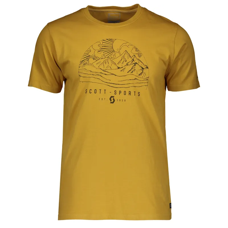 Cenově Výhodný Scott Tee 20 Graphic Dye (Žlutá) - Triko s krátkým rukávem Endorphin Republic