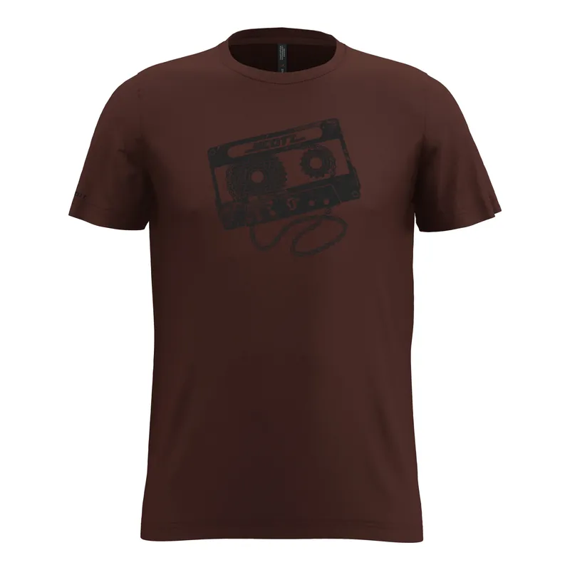 Scott Tee 20 Graphic Dye (Tmavě červená) - Triko s krátkým rukávem Endorphin Republic Nejprodávanější