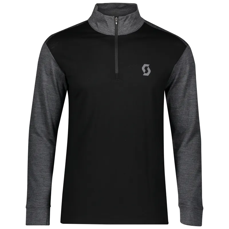 SCOTT Defined Merino l/sl (Šedá) - Pánská střední vrstva Endorphin Republic Cenově Výhodný