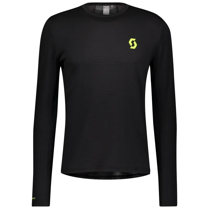 Nejlepší Cena Scott RC Run l/sl (Černá) - Pánské běžecké tričko s dlouhým rukávem Endorphin Republic