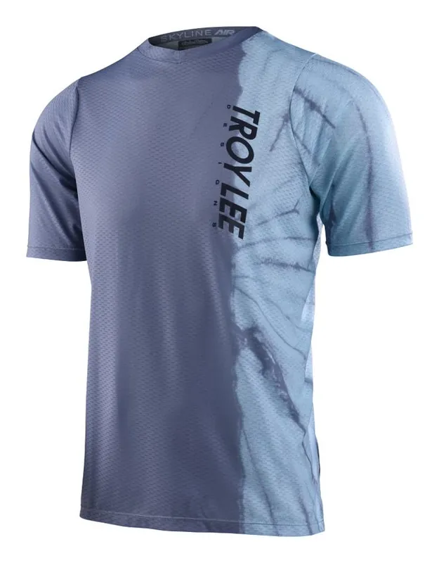 Troy Lee SKYLINE AIR HALF DYE (Černá) - Pánský cyklistický dres Endorphin Republic Poslední Šance