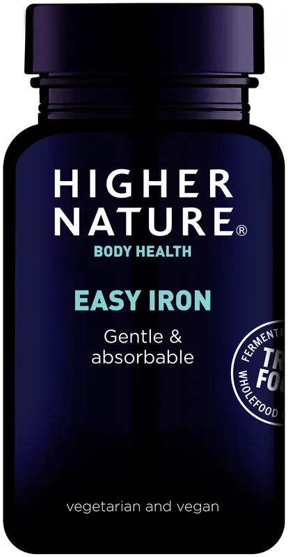 HIGHER NATURE TRUE FOOD® Easy Iron Supplement - Vitamín Železo Endorphin Republic Nejlepší Volba
