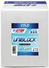 Novinka Star Ski Wax Uniblock Minus - Jemný vosk určený na tréninkové využití Endorphin Republic