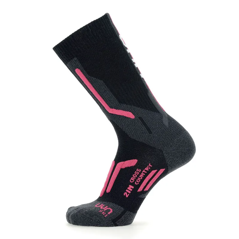 Nízká Cena UYN LADY SKI CROSS COUNTRY 2IN SOCKS (Černá) - Dámské běžkařské ponožky Endorphin Republic