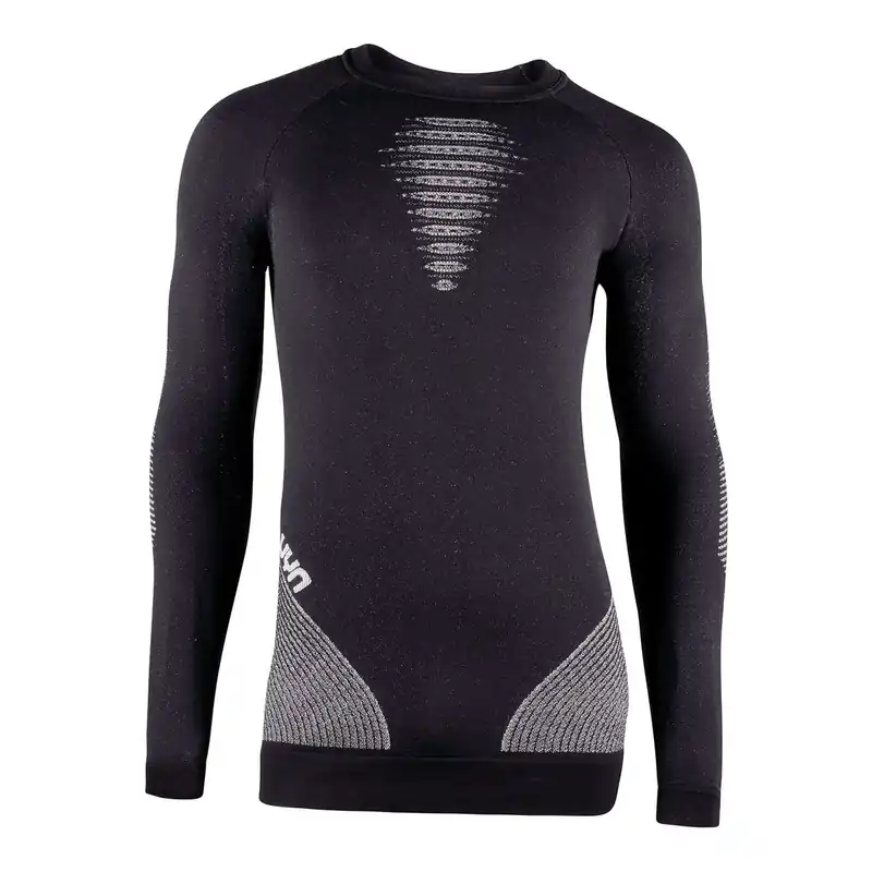 Originální UYN MAN FUSYON CASHMERE SHINY 2.0 UW SHIRT LG_SL.ROUND NECK (Šedá) - Pánské funkční triko Endorphin Republic