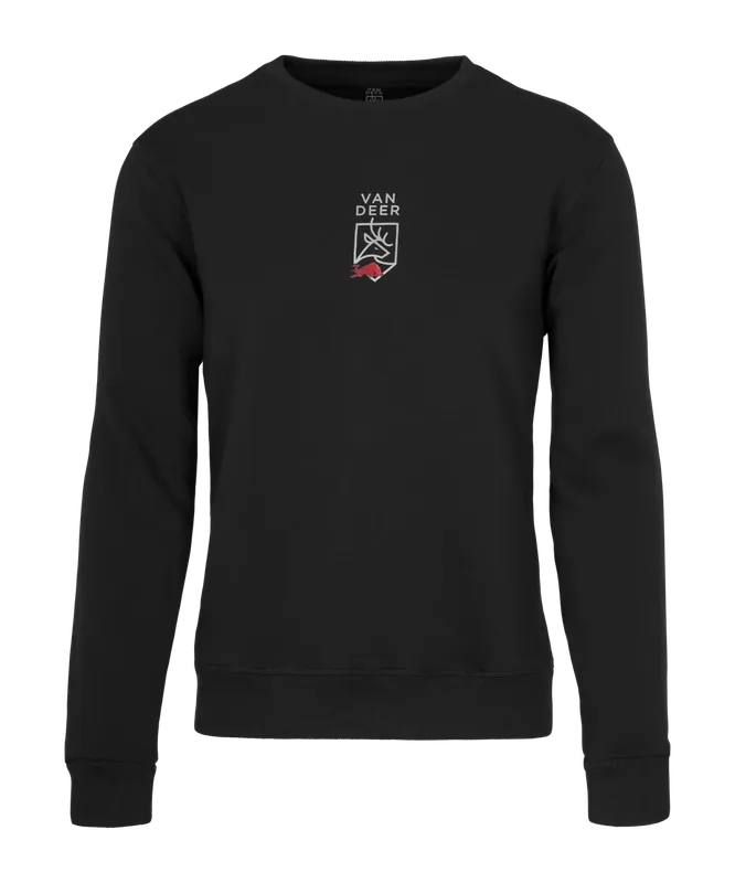 Vysoce Kvalitní Van Deer Casual Sweater (Černá) - Mikina s logem Endorphin Republic
