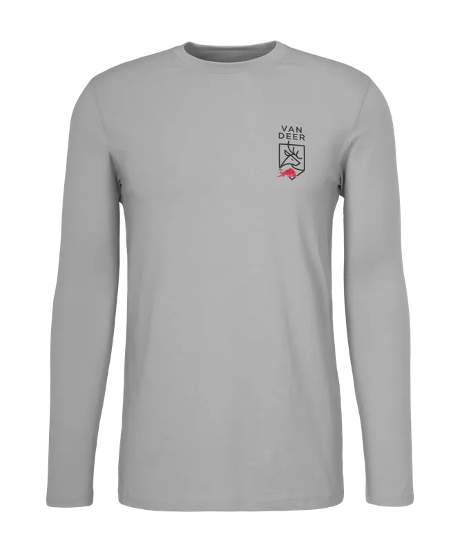 Van Deer Crew Longsleeve (Šedá) - Triko s dlouhým rukávem Endorphin Republic Must-Have