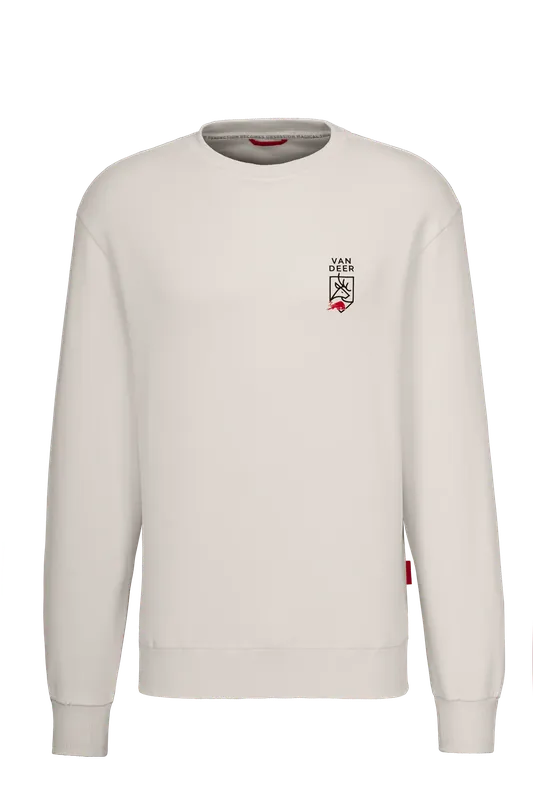 Cenově Výhodný Van Deer Essential Sweater (Bílá) - Mikina Endorphin Republic