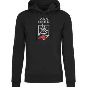 Van Deer Logo Hoodie (Černá) - Mikina s kapucí Endorphin Republic Nakupujte Hned